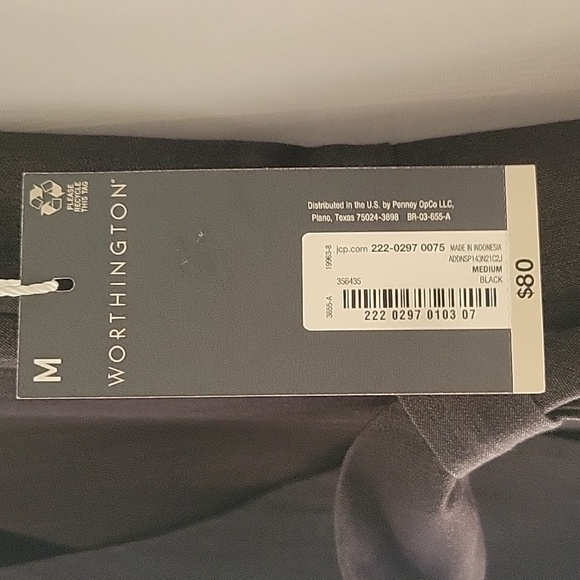 Worthington Black Sleeveless Wrap Around adress, Size: M, NWT - Picture 2 of 10